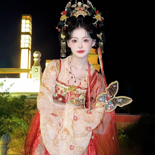Olive Girl Hanfu Dress 2026 S-XL XS-3XL Plus Size Hanfu Chinese Dress Traditional Chinese Clothing Chinese Heritage Fashion Women