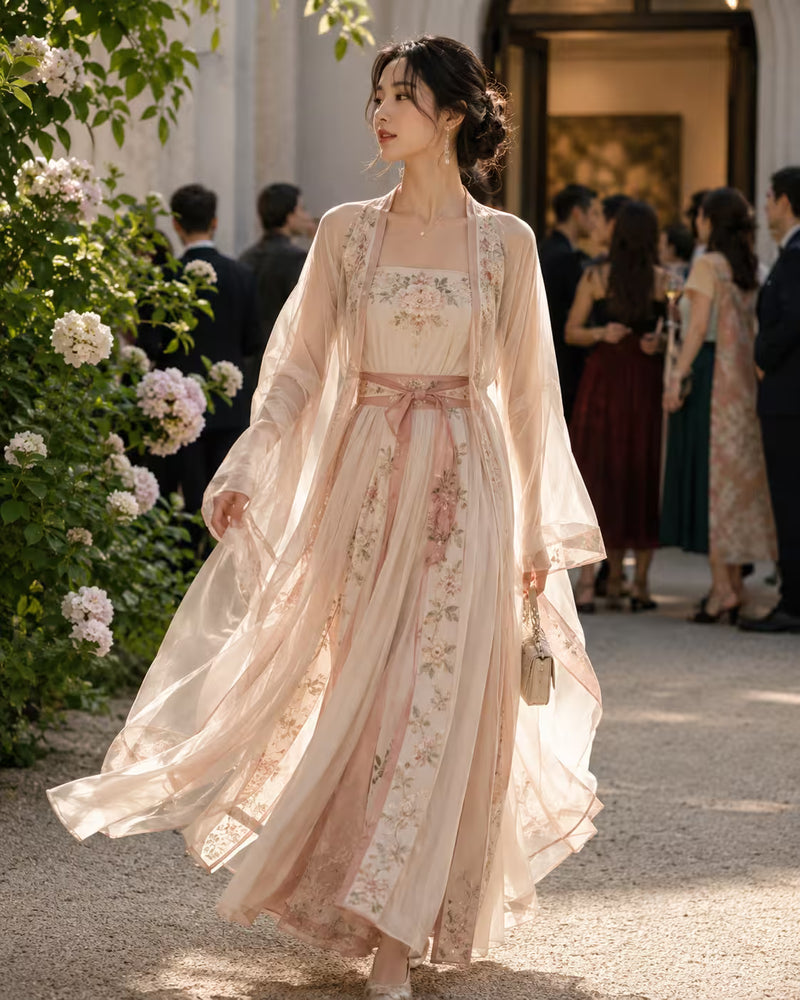 Hanfu Dress styled in real life