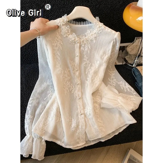 Olive Girl Red Embroidered Embroidered Top Ren Faire Season 2026 Garden Wedding Fairycore Photoshoot Everyday Wear Ethereal Romantic S-XL XS-3XL Plus Size East Asian Traditional Outfit Chinese Heritage Fashion Women Costume Alternative Authentic
