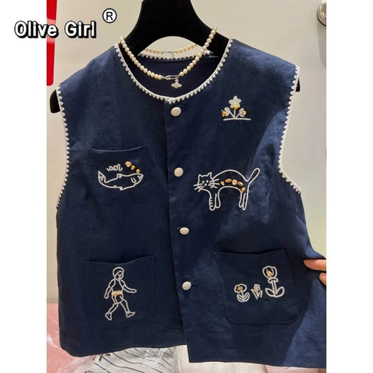 Olive Girl Blue Romantic Dress for Ren Faire 2026 Garden Wedding Fairycore Photoshoot Everyday Wear M-XXL XS-3XL Plus Size Romantic Cottagecore Garden Party Editorial Not Costume Dress Chinese Heritage Fashion Women