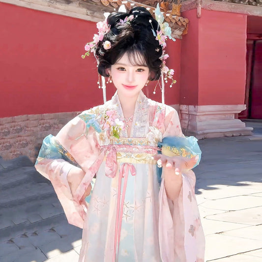 Olive Girl Hanfu Dress 2026 S-XL XS-3XL Plus Size Hanfu Chinese Dress Traditional Chinese Clothing Chinese Heritage Fashion Women