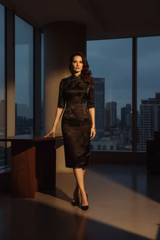 Black Qipao Dress: The Most Elegant Black Dress You'll Ever Own