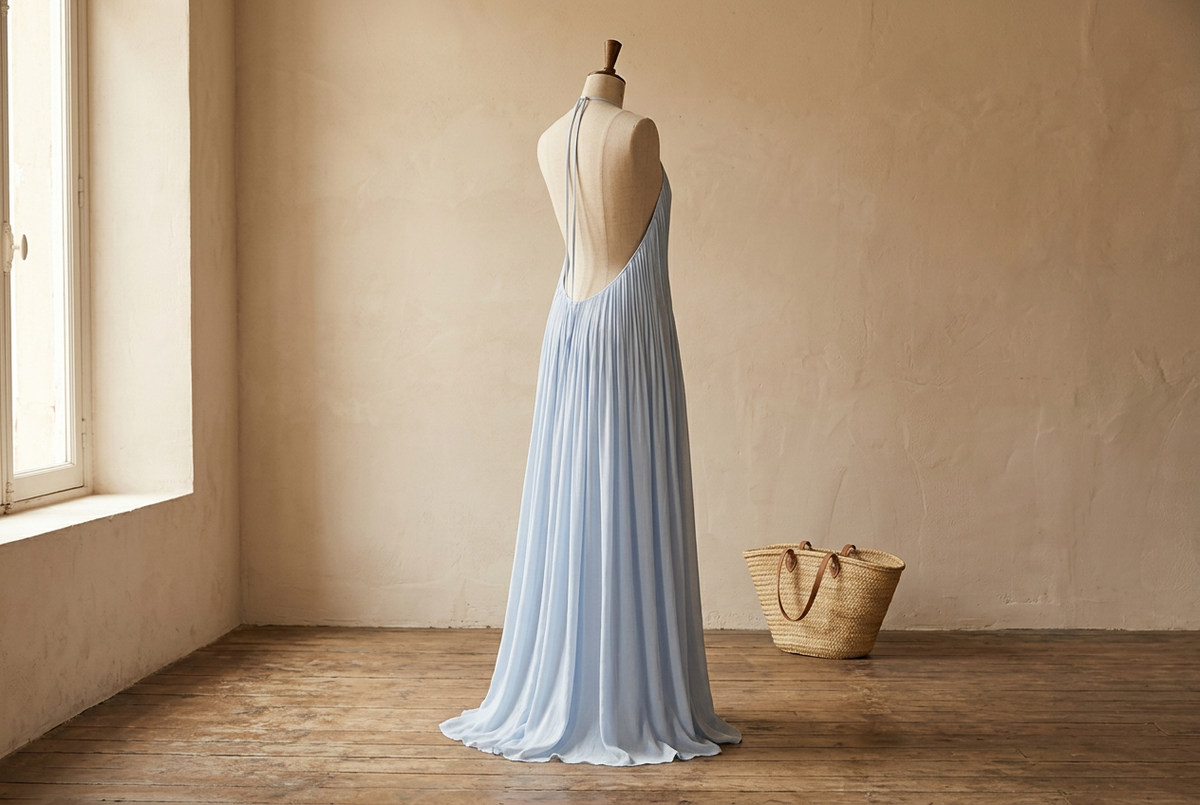 Blue Backless Maxi Dresses for Holidays: Pack the Layer You’ll Actually Wear