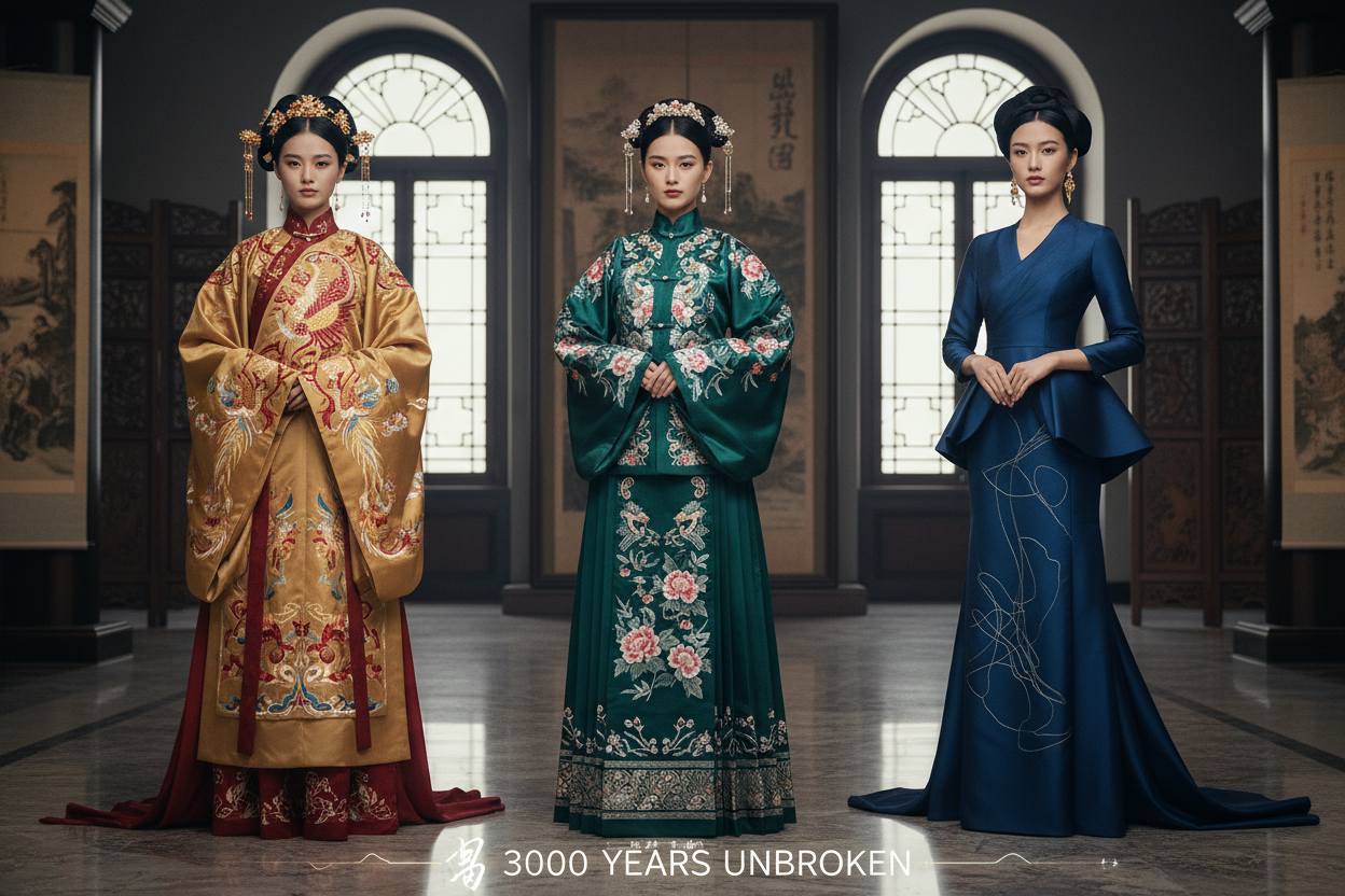 History of Chinese Traditional Fashion: 3,000 Years of Hanfu, Ma Mian Skirt & East Asian Style (2026)