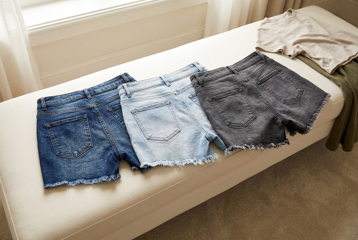 Denim Shorts for Casual Days: Choose the Wash, Then Confirm the Fit