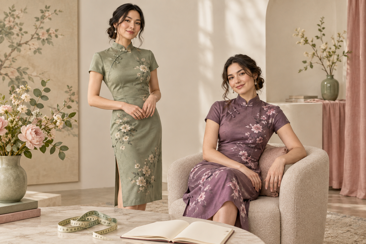 Qipao Fit for Wedding Guests: The Sit, Step & Reach Check