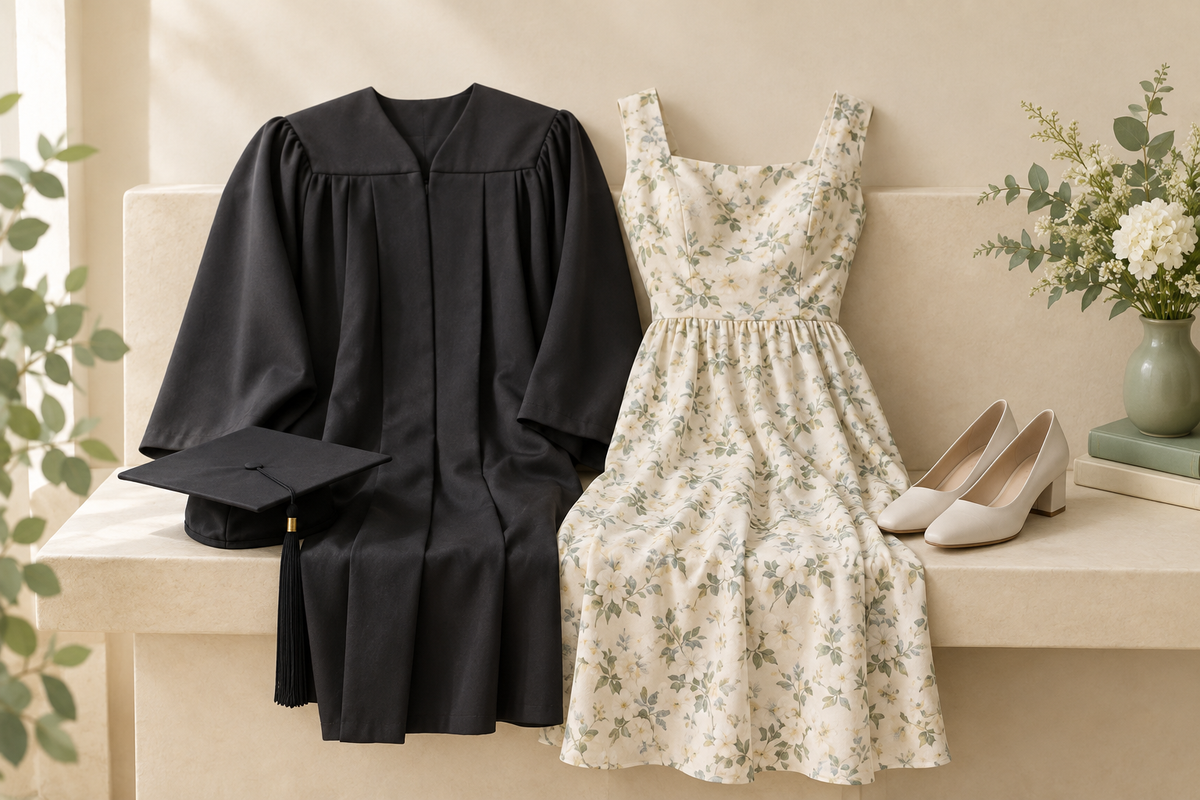 What to Wear Under a Graduation Gown: Plan the Reveal Too