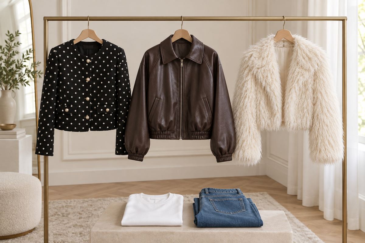 Statement Jacket Ideas: Choose Pattern, Volume or Texture