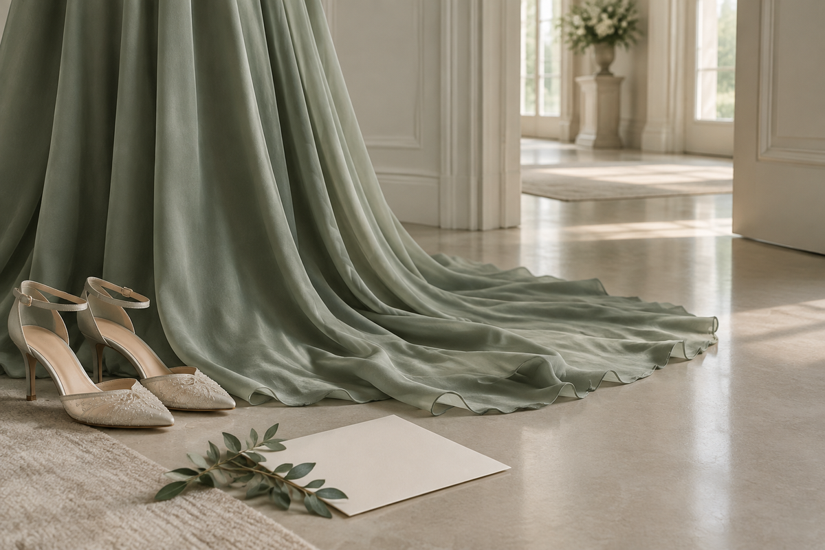 Dress Trains: Choose the Rear Hem for the Whole Event