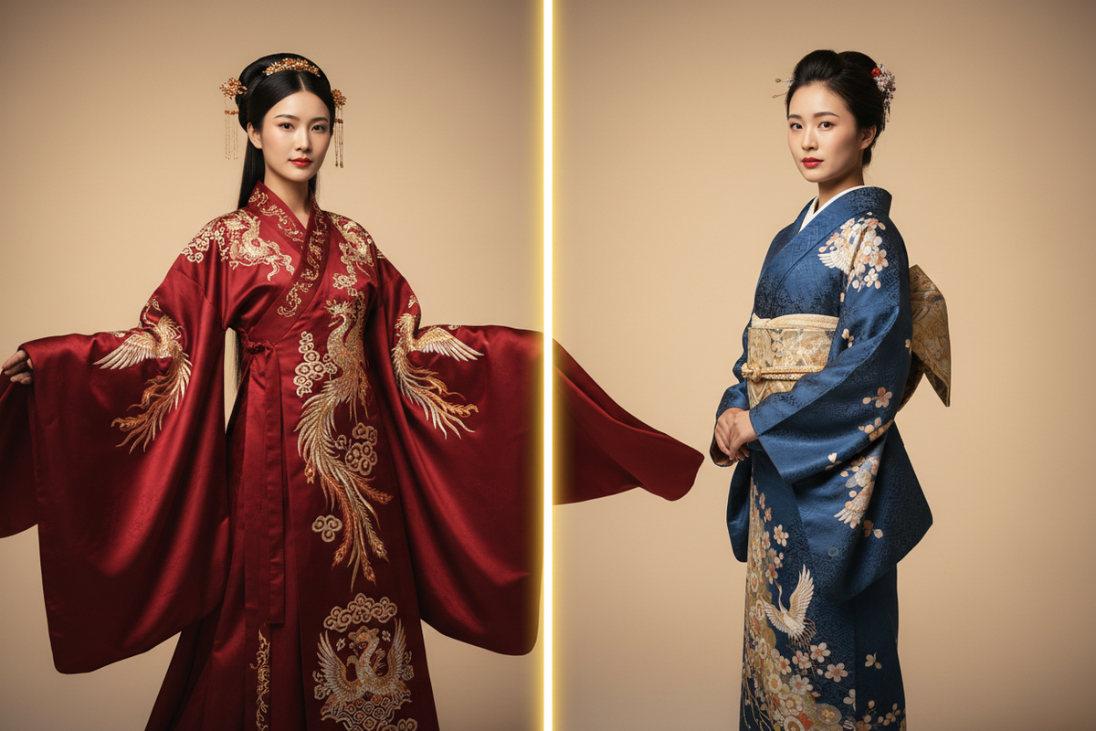 Hanfu vs Kimono: What's the Difference? Complete Guide 2026