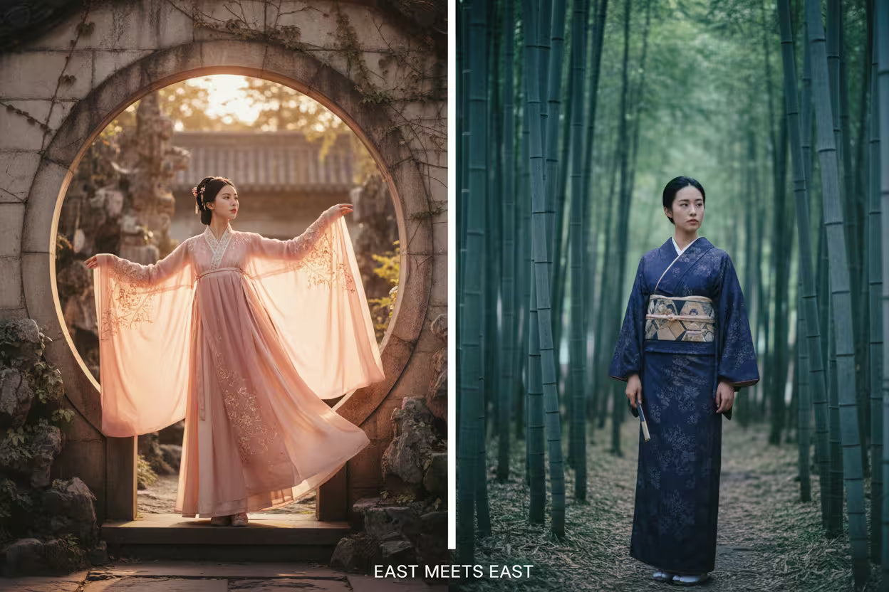 Hanfu vs. Kimono: The Complete Comparison for Western Women