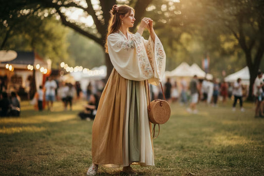 How to Style a Hanfu Dress for Outdoor Festivals