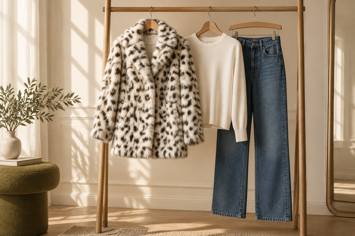 Leopard-Print Coats: Choose the Contrast You Actually Want