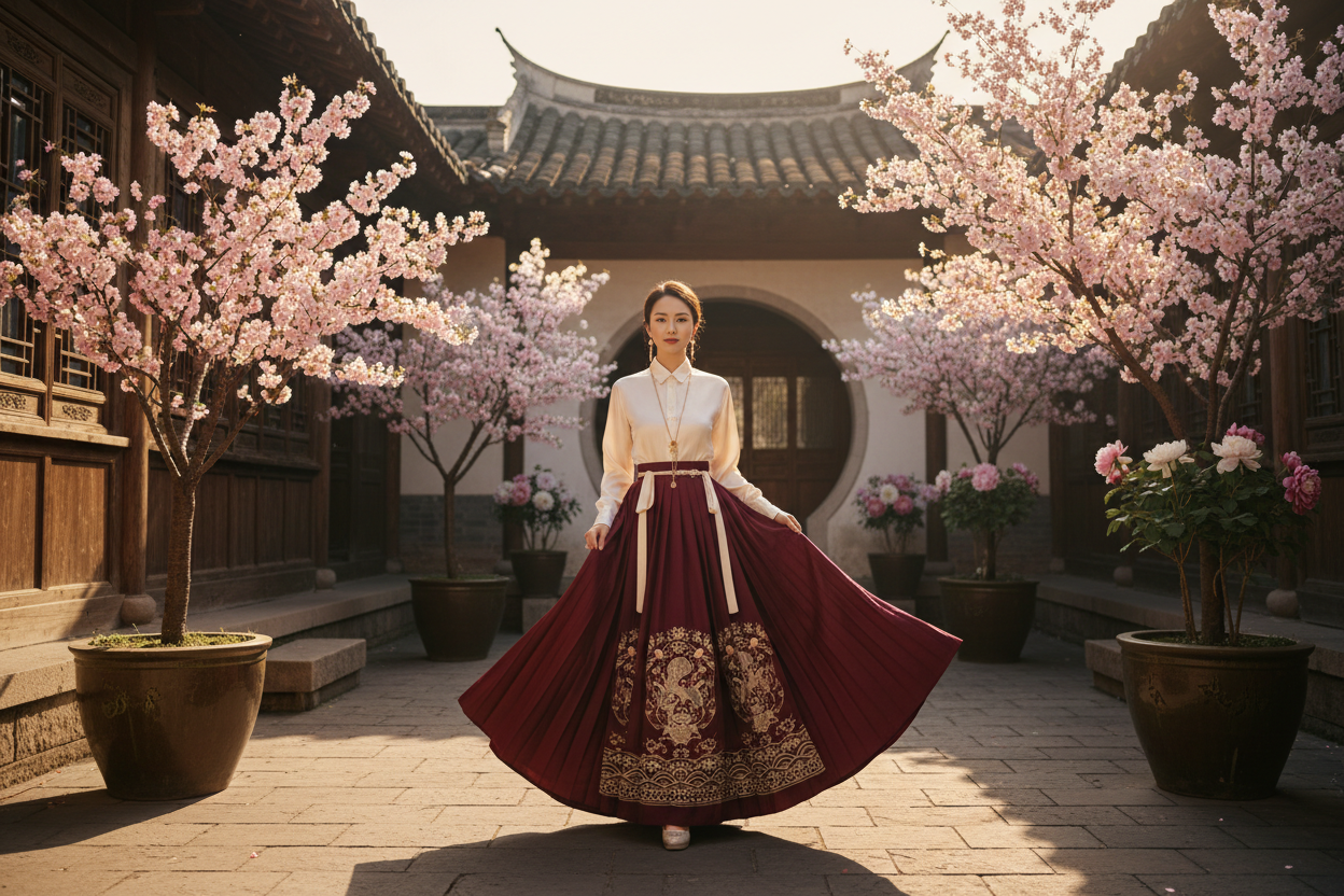 How to wear a Ma Mian skirt — elegant Chinese heritage fashion styled for modern Western women