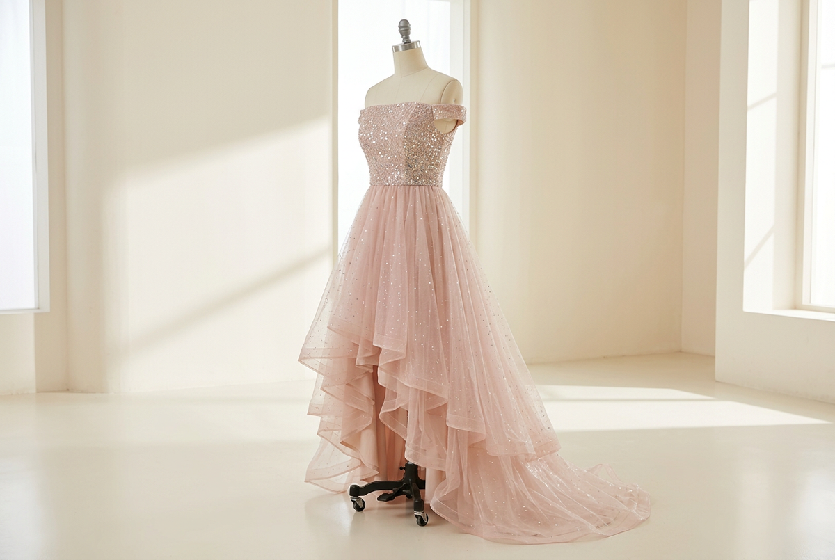 Pink High-Low Dresses for Birthdays: Plan the Skirt Behind You