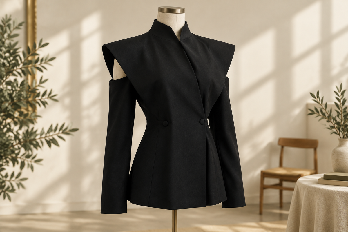 Shoulder-Cutout Jackets: Plan What Shows Through