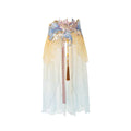 High-end Original Hanfu Dress with Golden Embroidery Flowers Tang-style Floor-length Ethereal and Charming Suitable for Spring and Summer Embroidery Daily Wear Classical Dance Costumes Cosplay Live Streaming and Travel