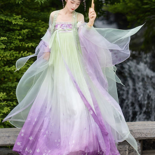 Olive Girl Hanfu Dress 2026 S-XL XS-3XL Plus Size Hanfu Chinese Dress Traditional Chinese Clothing Chinese Heritage Fashion Women