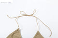 Mesh Patchwork Dress Women Sexy Halter Pleats Tierred Contrast Tassel Sleeveless Backless Street Trend Long Bodycom