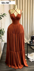 2026 Summer Women Halter Sleeveless Strapless Long Maxi Dress Slim Evening Birthday Beach Sexy Vacation Party Dresses