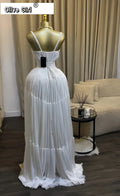 2026 Summer Women Halter Sleeveless Strapless Long Maxi Dress Slim Evening Birthday Beach Sexy Vacation Party Dresses