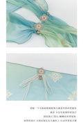 High-end Fairy Dress Pink Gradient Embroidery Hanfu Set Ethereal and Graceful Traditional Chinese Style for Daily Photoshoots Travel and Live Streaming Cosplay Women's Fashion Clothings