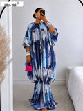 Women Long Sleeve Strapless Big Swing Maxi Dress 2026 Fall Winter Street Education Party Sweet Night Beach Long Dresses