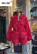 Street Fashion Women's Set Rose Floral Long Sleeve Shirt and Shorts Suit 2026 Party Vacation Two 2 Piece Set Outfits