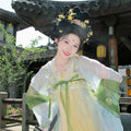 Olive Girl Hanfu Dress 2026 S-XL XS-3XL Plus Size Hanfu Chinese Dress Traditional Chinese Clothing Chinese Heritage Fashion Women