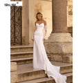 Sweetheart Neck Long Train Prom Dress Wedding Dress Lace Applique vestidos de noche Twist Ruched Elegant Evening Dresses