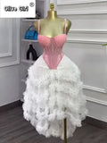 Women's Dress Set Tunic Irregular Crop Top and Irregular Ball Gown Maxi Long Skirt Suit 2025 Two 2 Piece Set Outfits