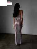 Y2K See Through Women Camisole Dress Sexy Skinny Coquette Vacation Beach Party Midnight Clubwear Bodycon Vestidos