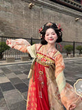 Olive Girl Hanfu Dress 2026 S-XL XS-3XL Plus Size Hanfu Chinese Dress Traditional Chinese Clothing Chinese Heritage Fashion Women