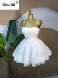 Women Rose Floral Spaghetti Strap Lace Up Back Midi Mini A-line Dress 2026 Street Birthday Party Dresses Trendy Vestidos