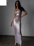 Y2K See Through Women Camisole Dress Sexy Skinny Coquette Vacation Beach Party Midnight Clubwear Bodycon Vestidos