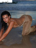 See Through Dress Female 2024Summer Thin Sleeveless Glitter Splits Coquette Backless Clubwear Beach Sexy Vestidos
