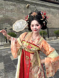 Olive Girl Hanfu Dress 2026 S-XL XS-3XL Plus Size Hanfu Chinese Dress Traditional Chinese Clothing Chinese Heritage Fashion Women