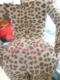 Leopard Letter Print 2 Piece Set Women Tracksuit Sporty Casual Hooded Crop Jacket+Flare Pants Stretch Matching Suits