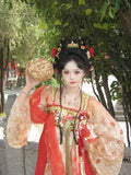 Olive Girl Hanfu Dress 2026 S-XL XS-3XL Plus Size Hanfu Chinese Dress Traditional Chinese Clothing Chinese Heritage Fashion Women