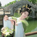Olive Girl Hanfu Dress 2026 S-XL XS-3XL Plus Size Hanfu Chinese Dress Traditional Chinese Clothing Chinese Heritage Fashion Women
