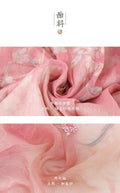 High-end Fairy Dress Pink Gradient Embroidery Hanfu Set Ethereal and Graceful Traditional Chinese Style for Daily Photoshoots Travel and Live Streaming Cosplay Women's Fashion Clothings