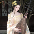 Olive Girl Yellow Hanfu Dress 2026 S-XL XS-3XL Plus Size Hanfu Chinese Dress Traditional Chinese Clothing Chinese Heritage Fashion Women