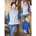 High End Vest Women's Clothes Autumn and Winter New Item, Cotton Jacket Layered Outerwear Ethnic Style