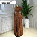 Women Lace Up O-neck Long Sleeve Big Swing A-line Maxi Dress 2026 Sexy Parties Education Vacation Long Dresses Vestidos