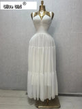 2026 Summer Women Halter Sleeveless Strapless Long Maxi Dress Slim Evening Birthday Beach Sexy Vacation Party Dresses