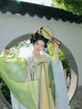 Olive Girl Hanfu Dress 2026 S-XL XS-3XL Plus Size Hanfu Chinese Dress Traditional Chinese Clothing Chinese Heritage Fashion Women