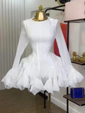 Women flare long sleeve Printed Big Swing Ball Gown Dress  Summer Holiday Night Club Party Vestidos Sexy Dresses