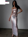 Y2K See Through Women Camisole Dress Sexy Skinny Coquette Vacation Beach Party Midnight Clubwear Bodycon Vestidos