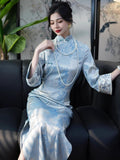 2026 New Improved Cheongsam Dress for Women in Autumn and Winter Young Style High End Style