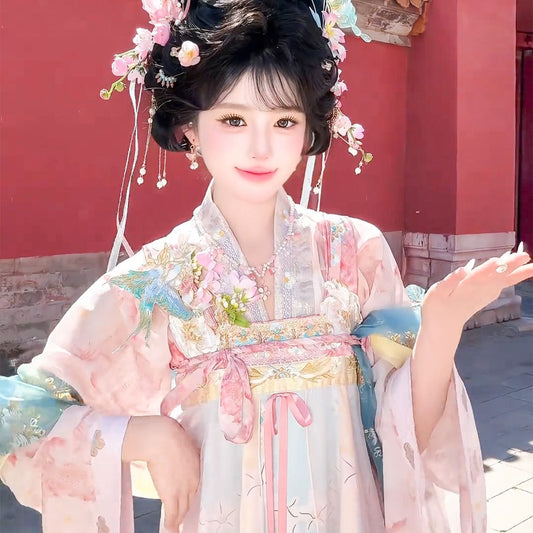 Olive Girl Hanfu Dress 2026 S-XL XS-3XL Plus Size Hanfu Chinese Dress Traditional Chinese Clothing Chinese Heritage Fashion Women